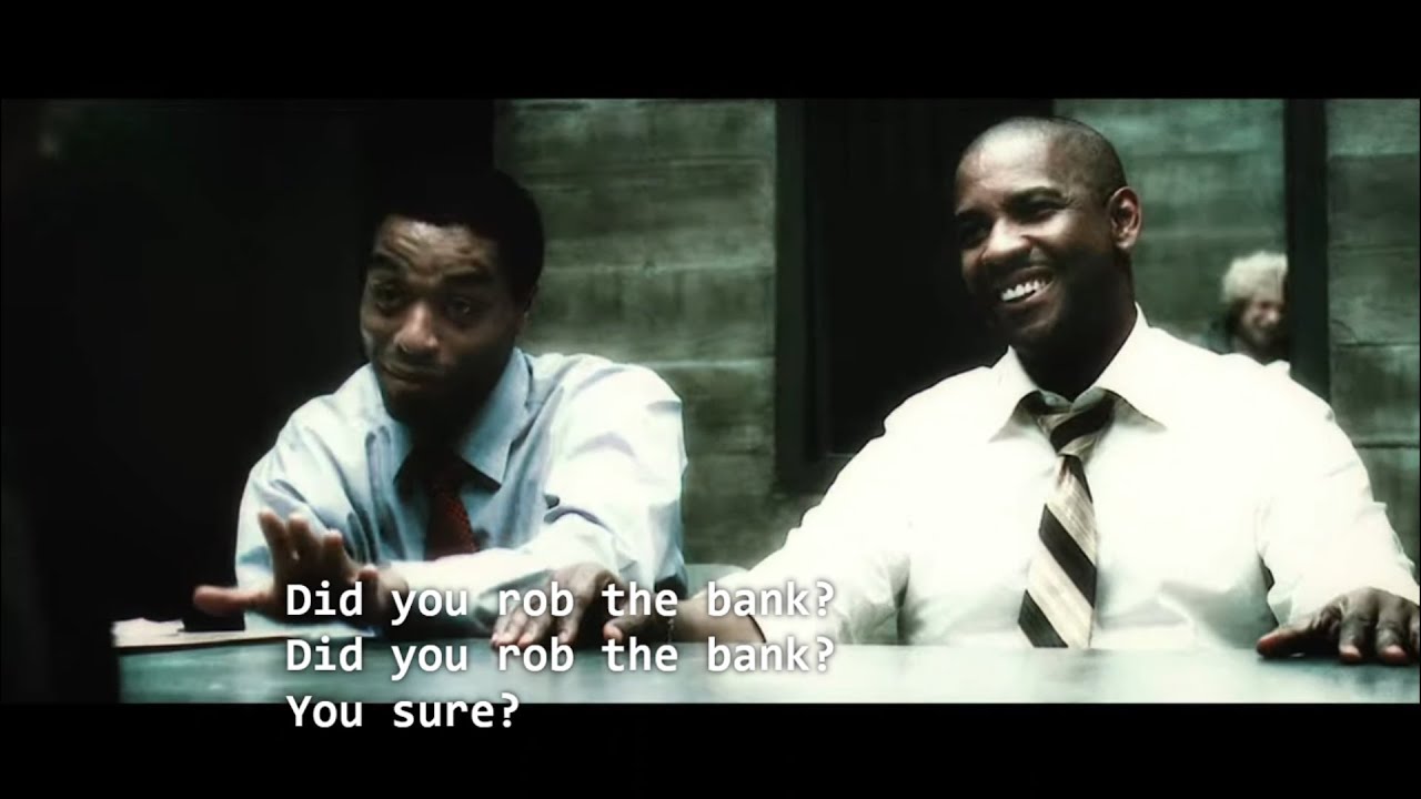 Did you rob the bank? | Scene Inside Man (2006)