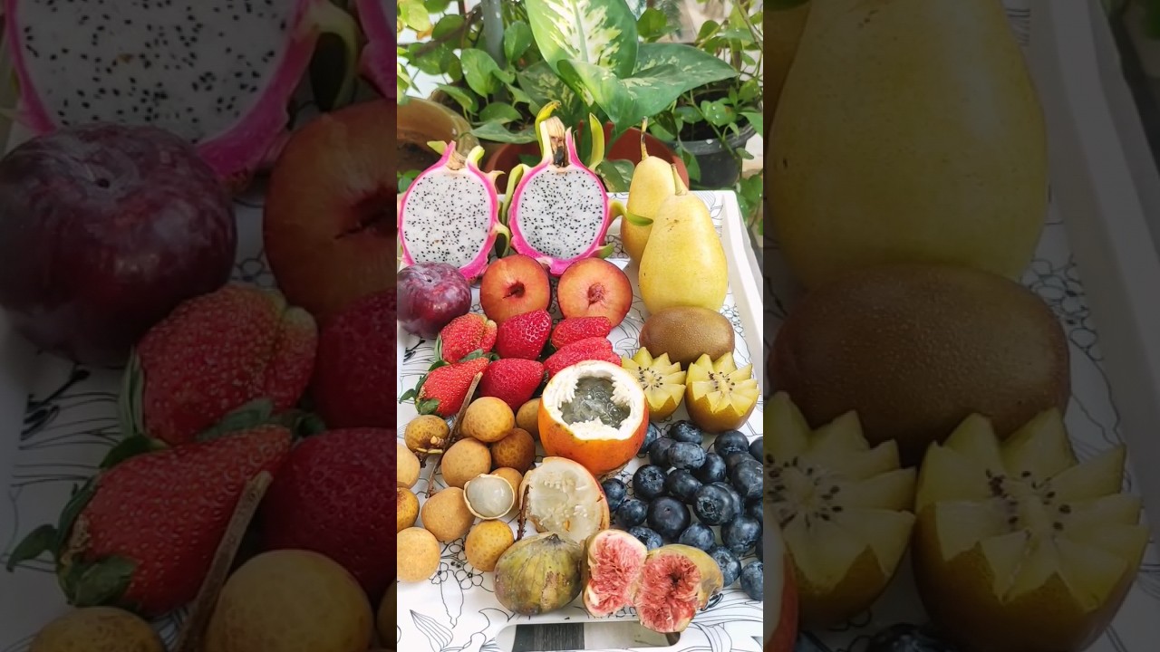 Exotic fruit platter 