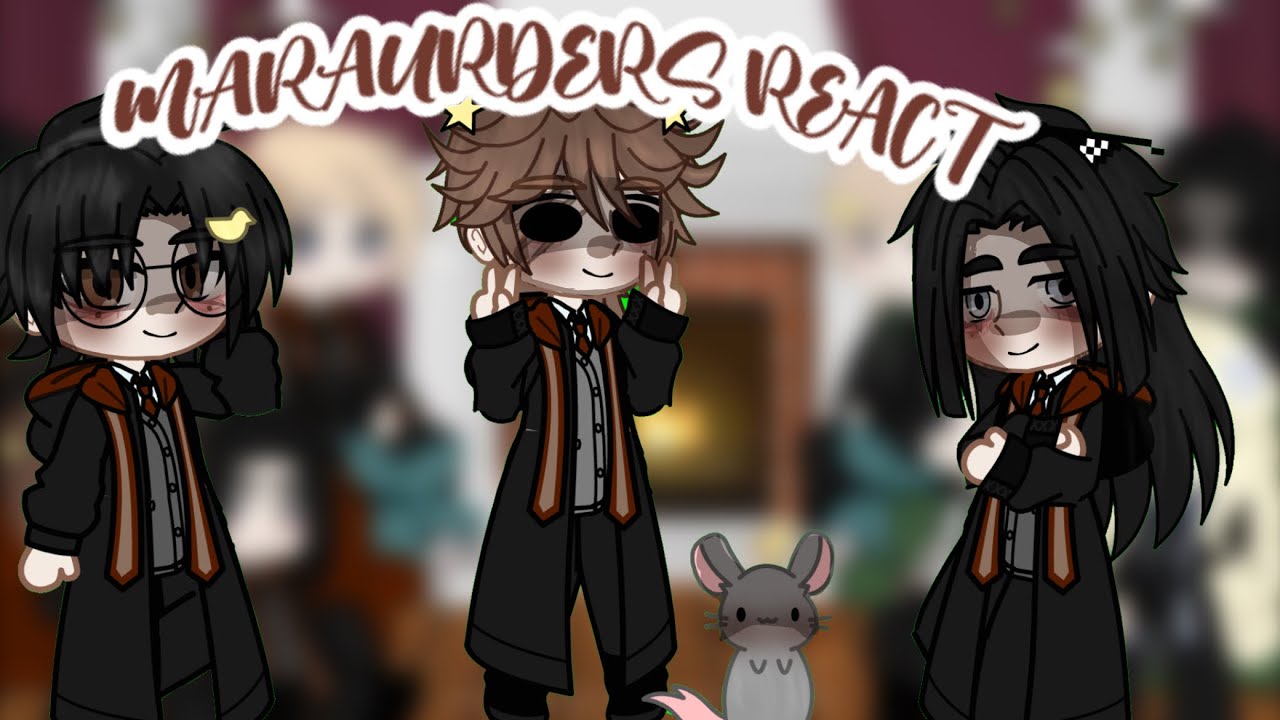 Marauders react to Harry Potter  part 1/? | Akari GACHA