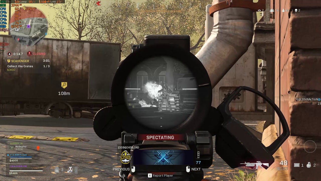 Optiplex 3020 , Core i5-4570 , 8GB RAM, GTX 970 playing Modern Warfare Warzone.