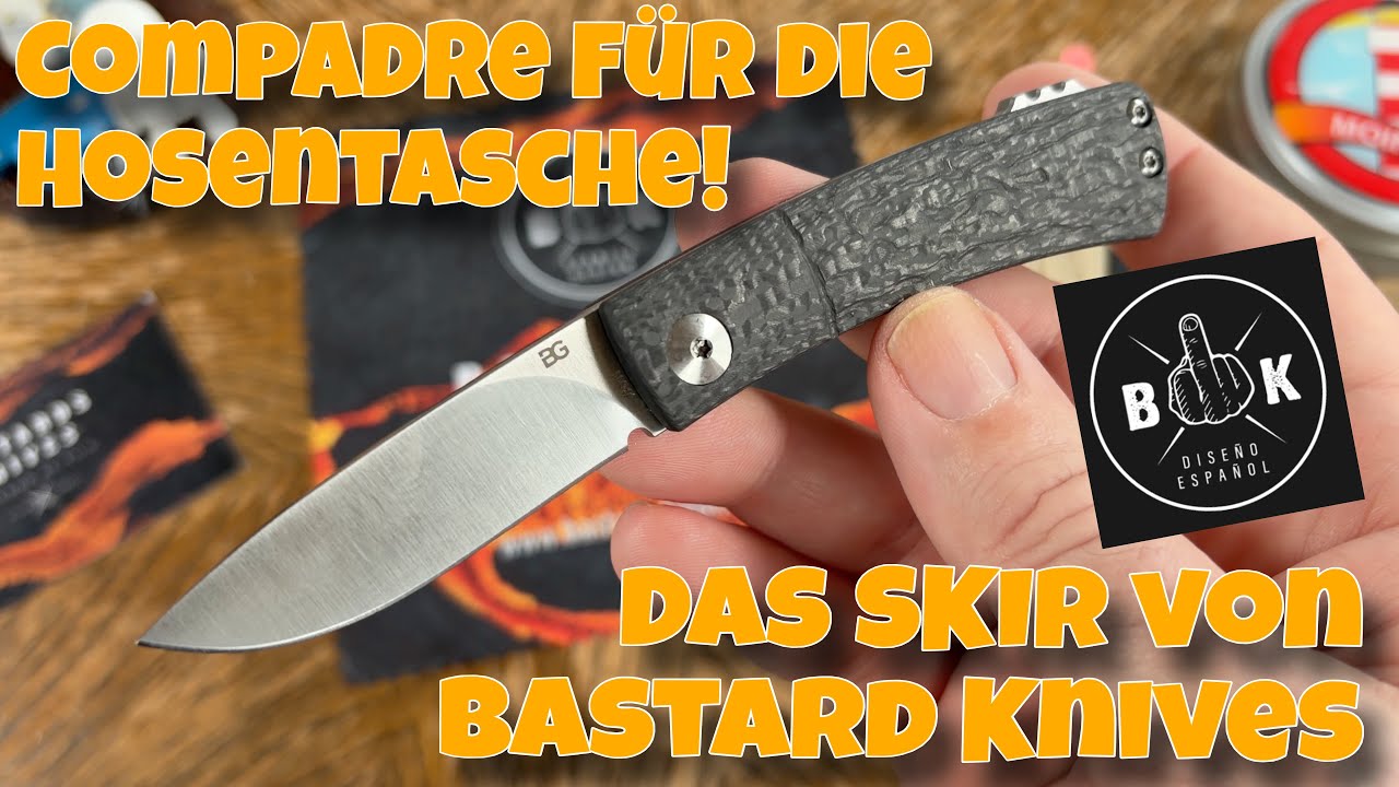 🚨 Neuer COMPADRE für die Hosentasche — Das SKIR von BASTARD KNIVES 🚨