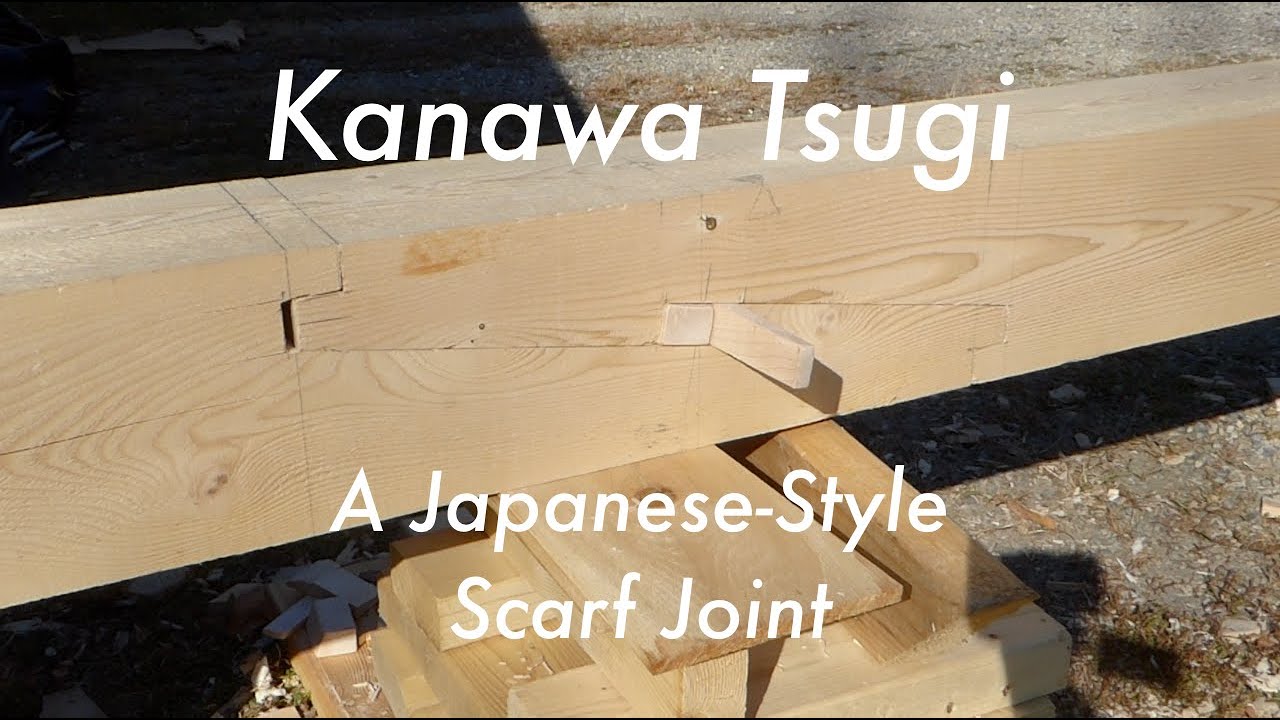 A Japanese-Style Scarf Joint - Kanawa Tsugi