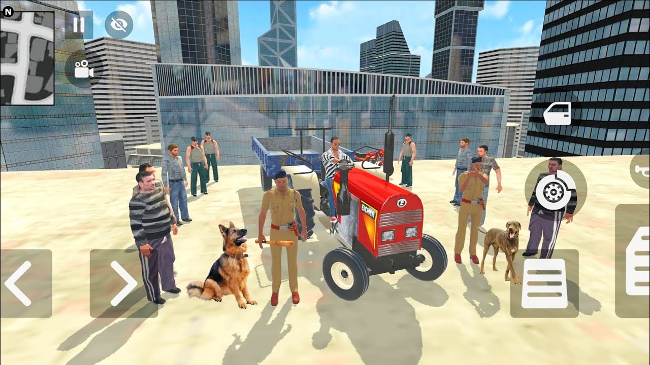 😤Modified police car 🚨 Gangster Life in Indian Streets | Open WorldGame game for android🥵