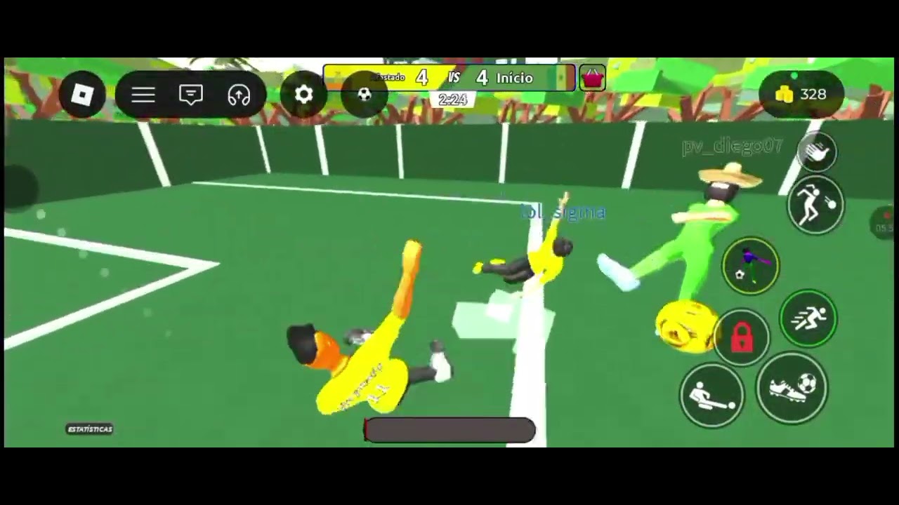 Jogar futebol de rua 