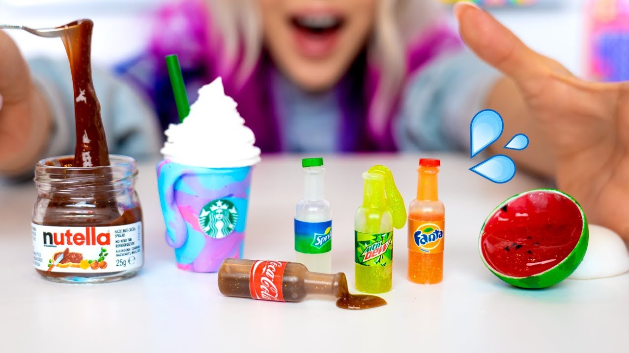 Making The SMALLEST Slime In The World! How To Make DIY Miniature Food Slime