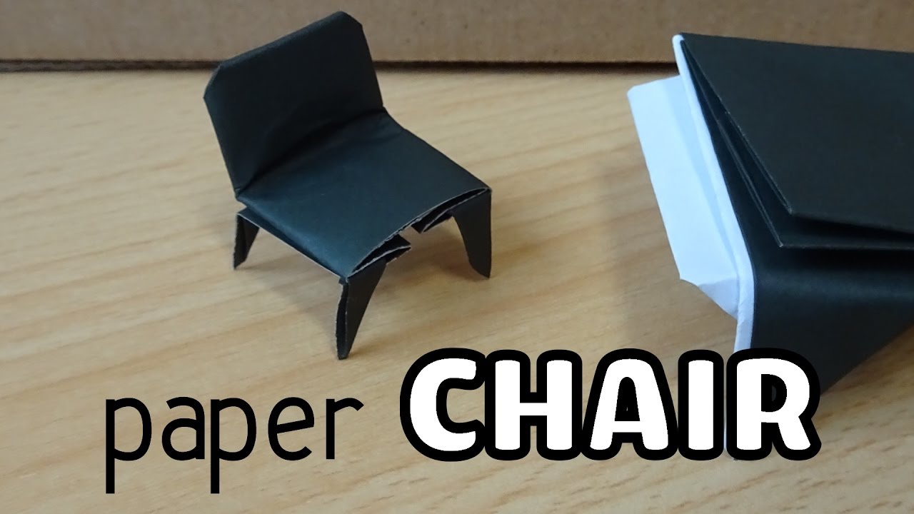 How to make a Paper Chair | Origami Chair