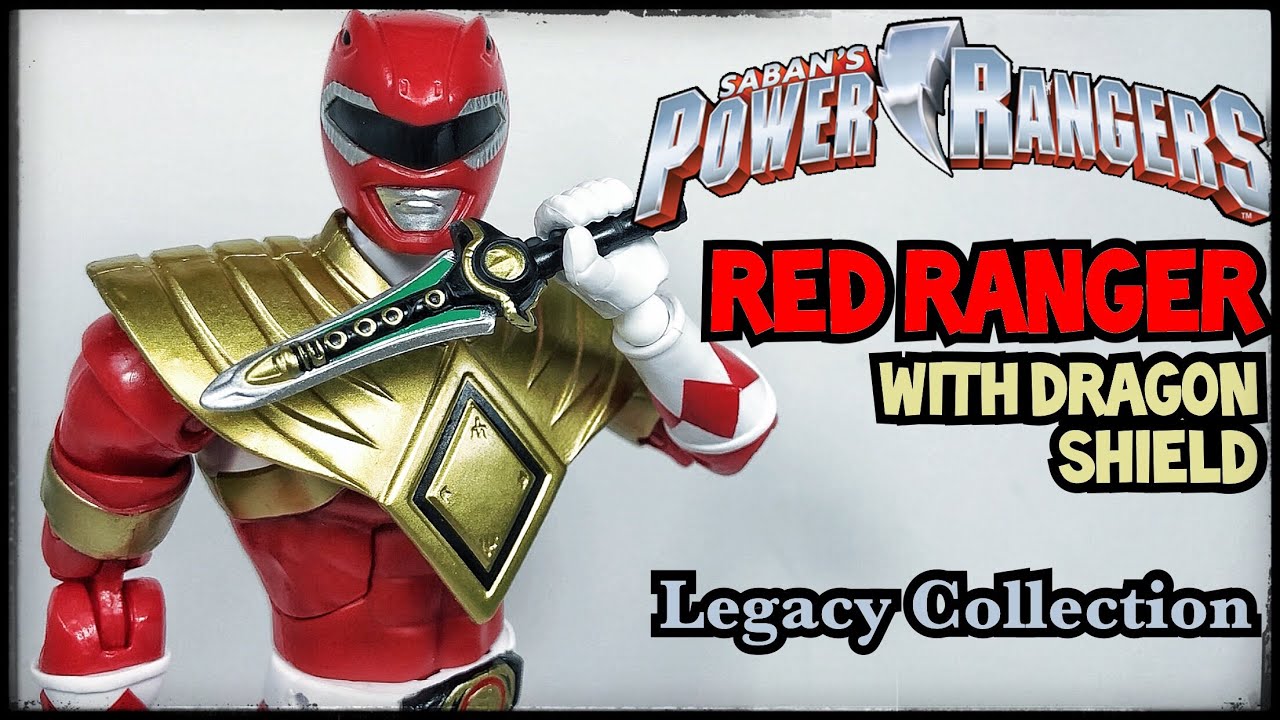 MMPR Legacy Collection: Red Ranger With Dragon Shield
