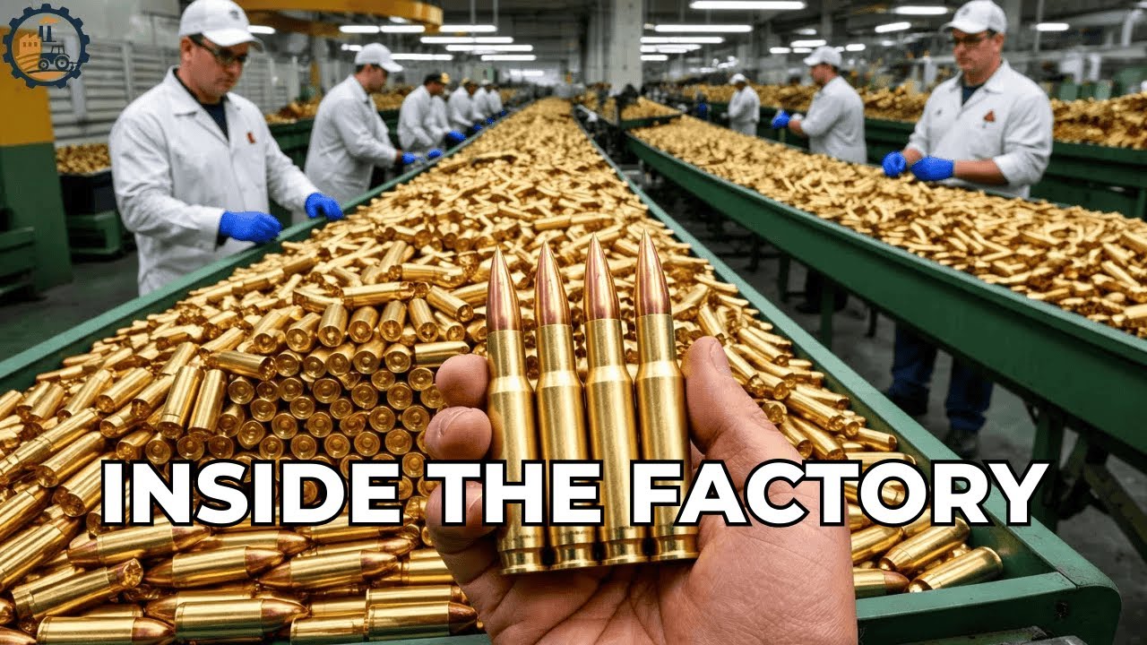 How Millions of Bullets Are Made in Mass Production Factories