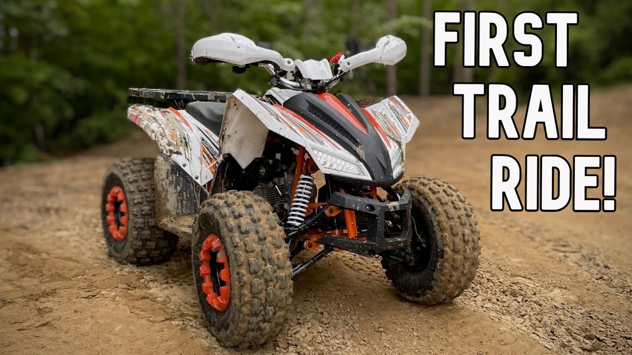 First trail ride on the Coleman AT125-EX