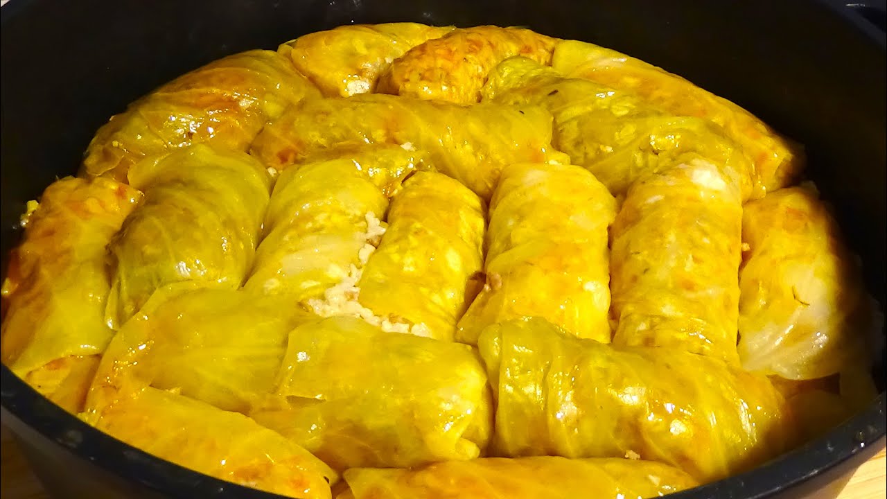 Сарми из капусты с фаршем и рисом