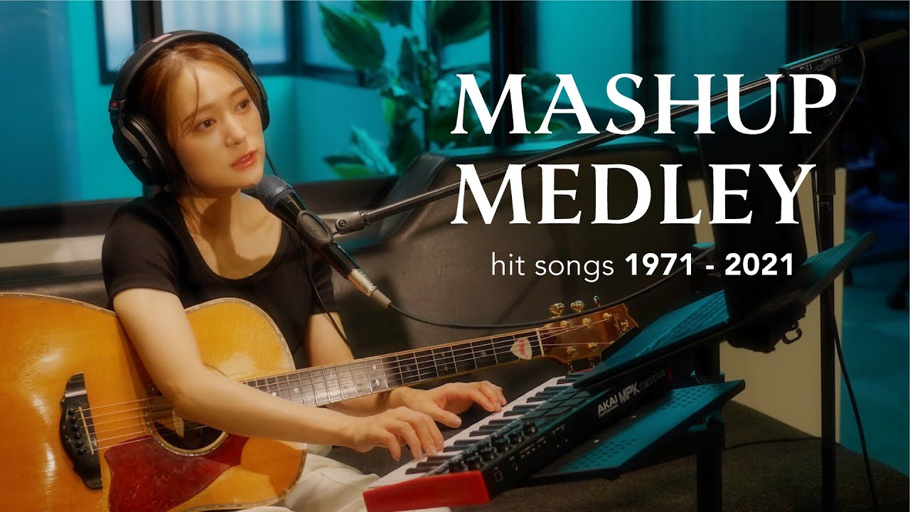 【全23曲🎶】昭和〜令和の歴代名曲メドレーを1発撮り🎸🎤【1971-2021ヒットソング】