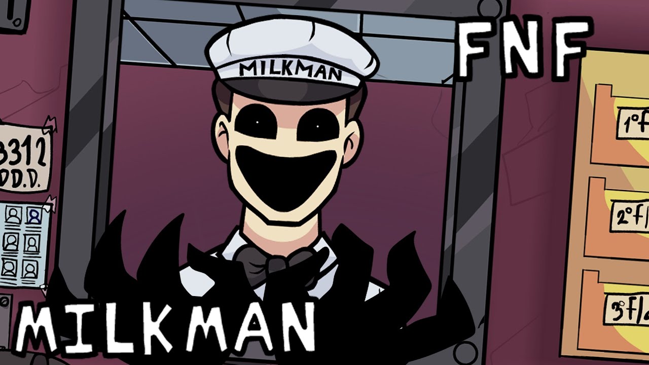 Milkman | That's not my neighbour | Fnf Cover | Friday Night Funkin' | Monochrome