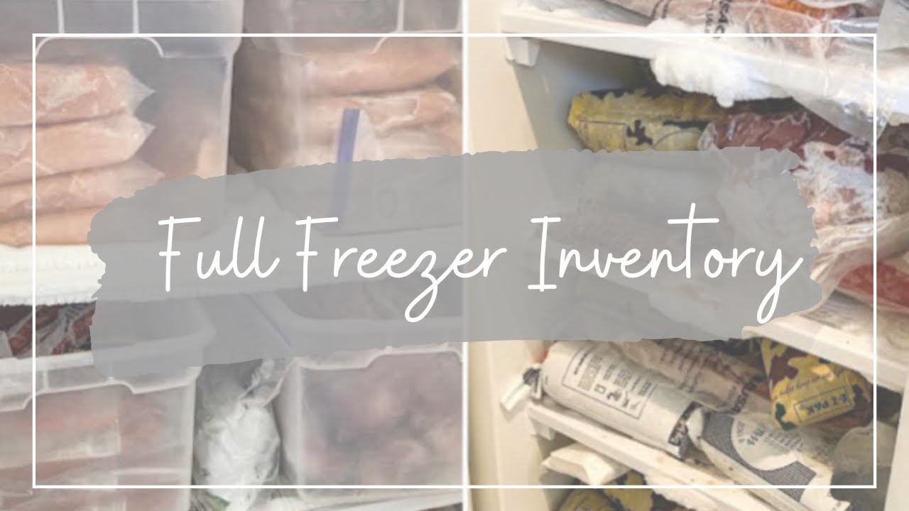 Full Freezer Inventory Amidst the Pantry Challenge