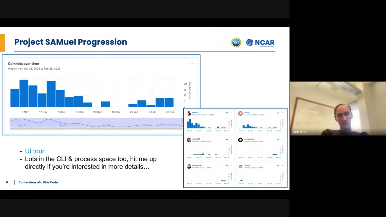 UCAR SEA Discussion - Confessions of a Vibe Coder (Mar 11, 2026)