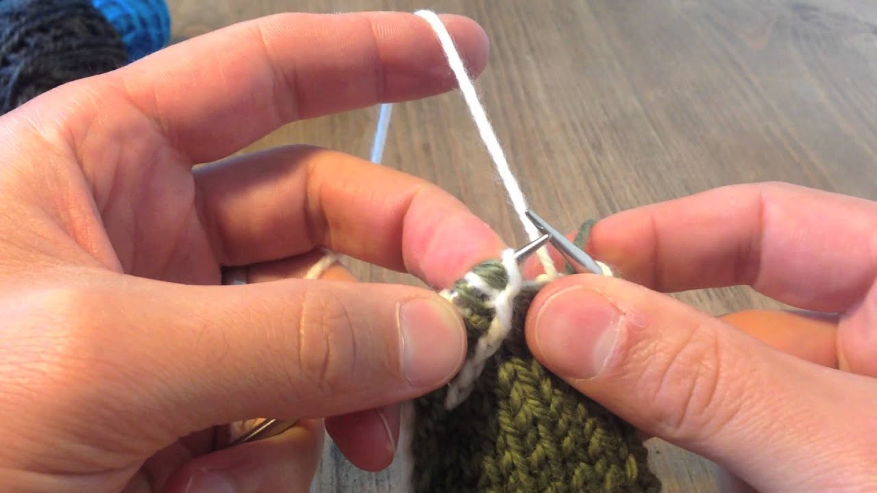 C2R and C2L Cables in Double-Knitting