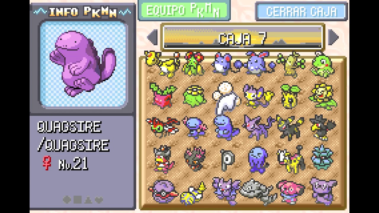 Pokedex Completa del todo con shinys en Pokemon Rojo Fuego 100% NO LEGAL