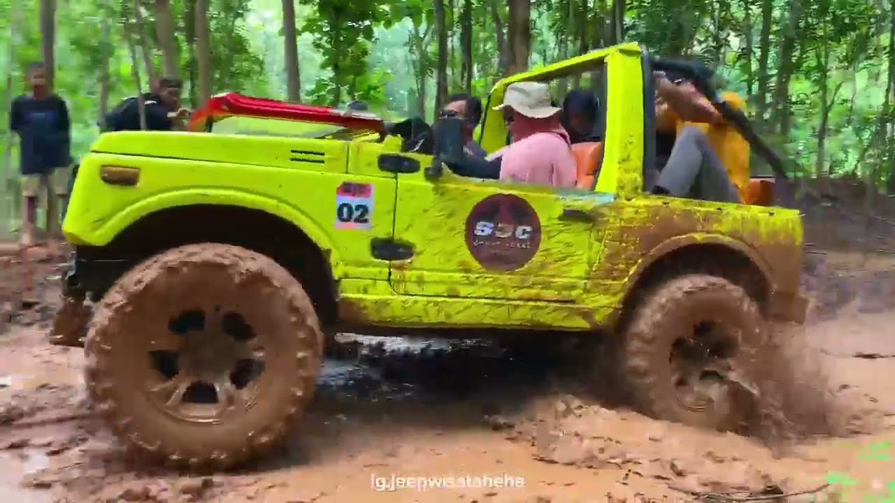 Offroad Bersama Jeep SJC Heha Sky View ‼️ #hehaskyview #jelajahwisata #shorts