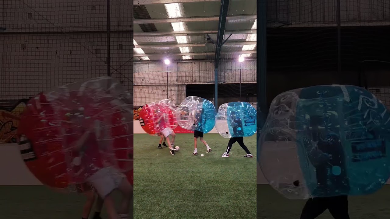 Ouf 😆 #bubblesoccer #foot #football #soccer #sport #indoor #bubblefoot