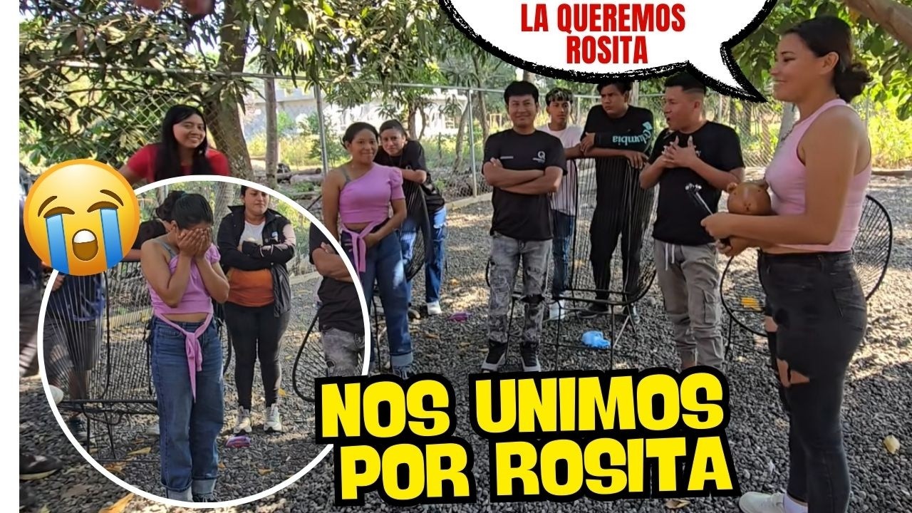 Gracias a Nati TODOS NOS UNIMOS para darle esta GRAN SORPRESA A ROSITA😭😭 HASTA LLOR&Oacute; DE LA EMOCI&Oacute;N😭