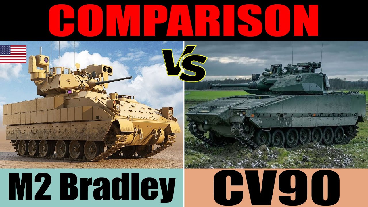 CV90 vs M2 Bradley: comparison | Bradley vs CV90: Which Would Win?