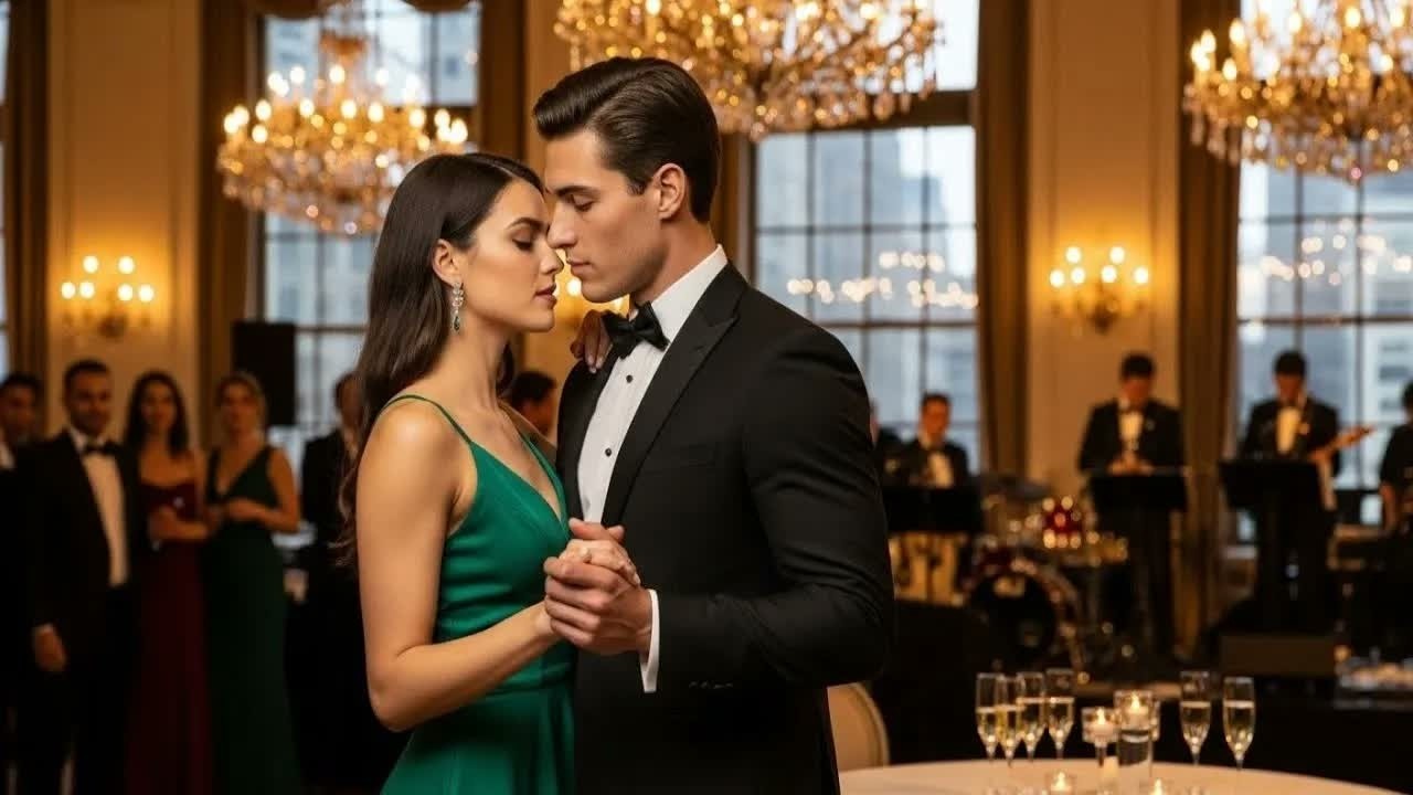 „Tanzen Sie mit mir？ Mein Ex schaut zu“ – flüsterte sie, ahnungslos, dass er ihr Milliardär-Chef war