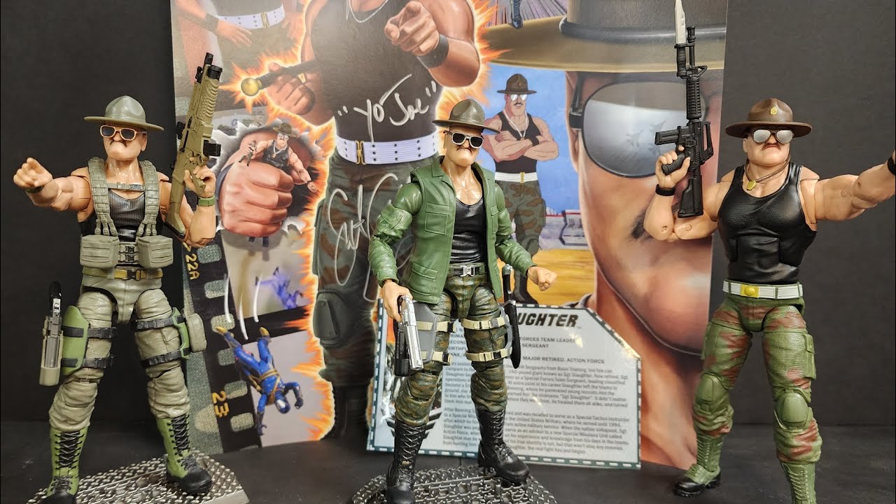 Valaverse Action Force Series 1 SGT Slaughter