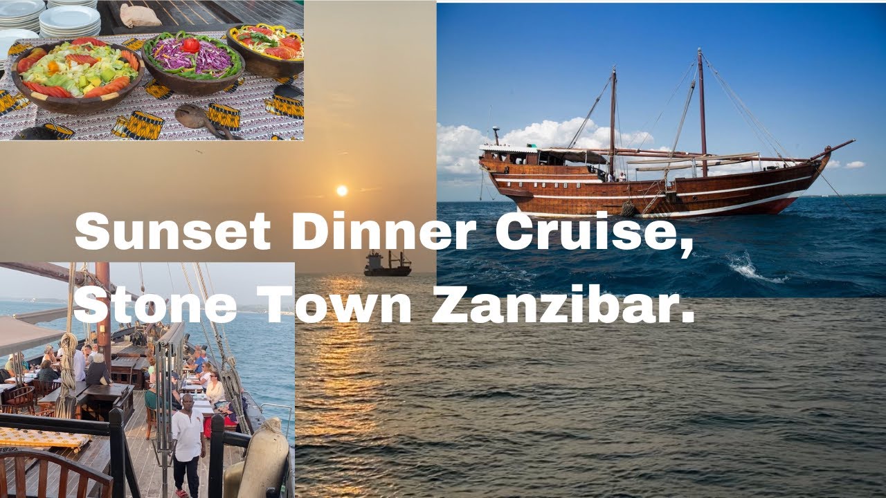 Sunset Dinner Cruise Zanzibar Stone Town Tanzania.
