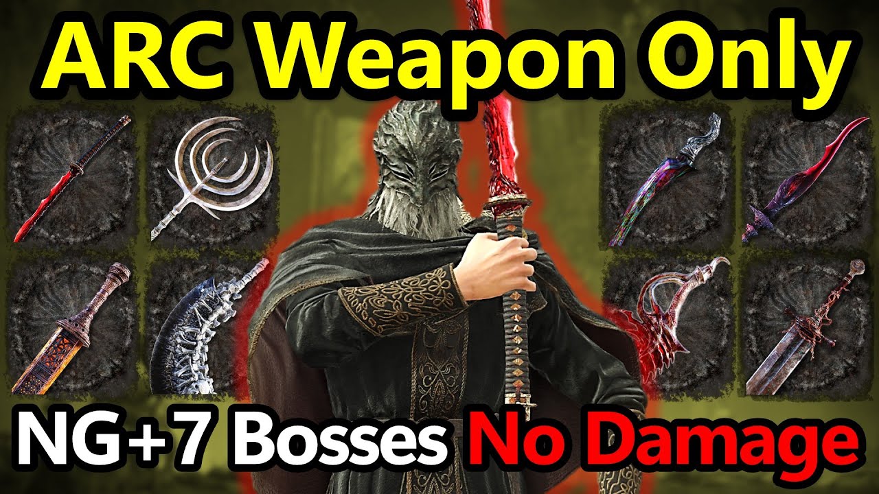 Elden Ring - Arcane Weapons Build vs NG+7 Bosses (No Damage)