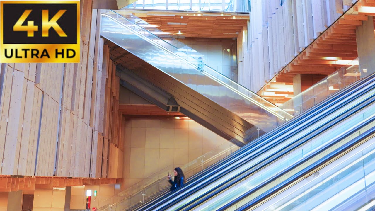 [4K 60fps] Saint-Denis Pleyel : Immersion dans la plus grande nouvelle station de métro 14 de Paris