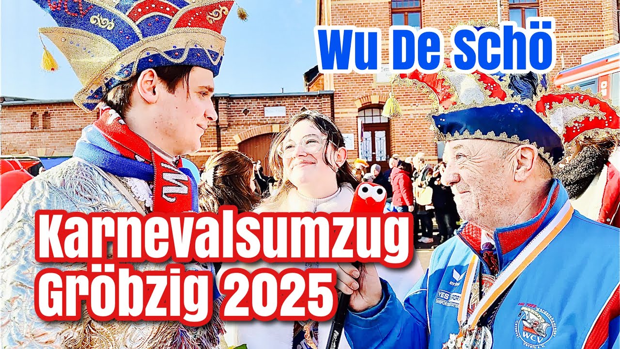 Karnevalsumzug 2025 in Gröbzig mit dem WCV