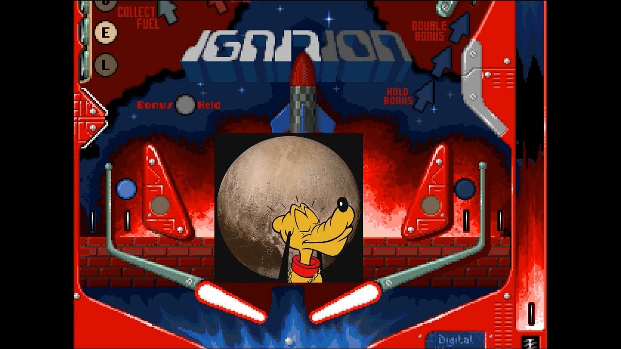 Pinball Dreams (Amiga): Ignition table - Quest for Pluto