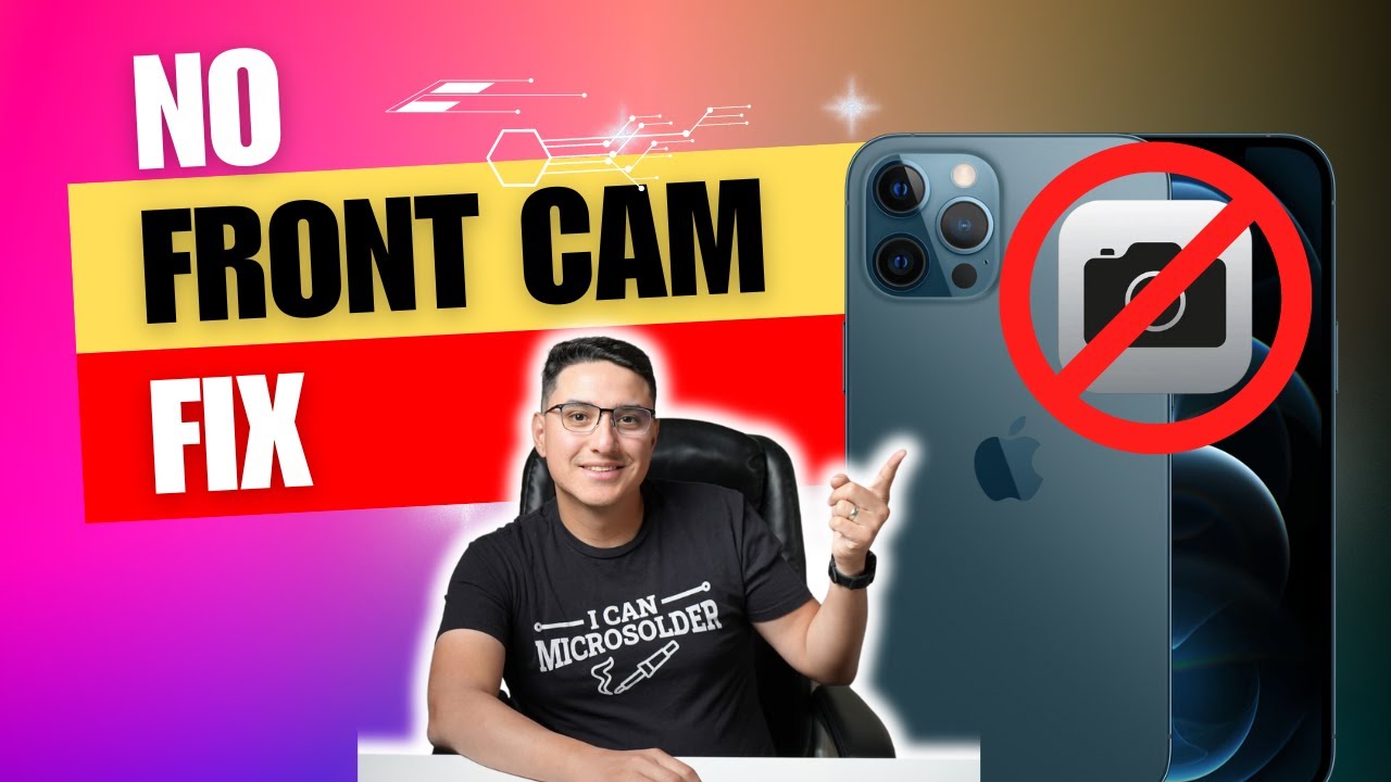 HOW TO Fix an iPhone 12 Pro Max Front Camera Without Losing Face ID. Decouple Method.