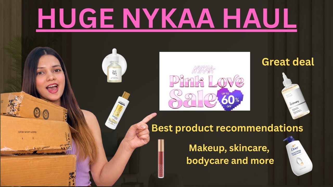  NYKAA PINK LOVE SALE🛍️ || Skincare, Bodycare, Haircare & Makeup  || Upto 60% off