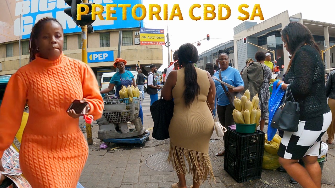 Pretoria CBD Walk 🇿🇦 | From City Centre to Arcadia Streets