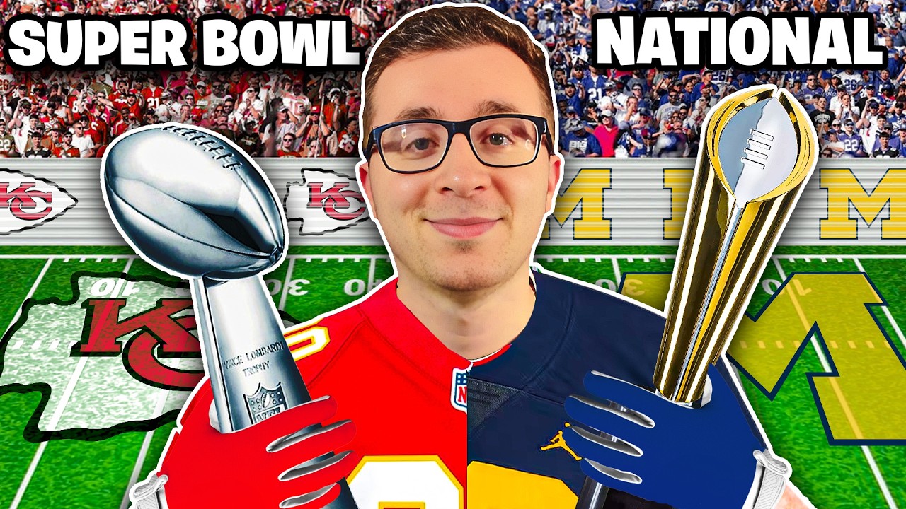I Won A Super Bowl & National Championship In ONE Video!