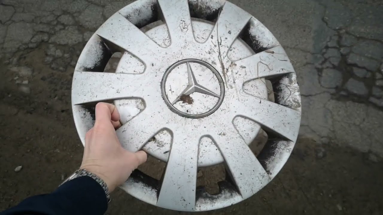 Mercedes and Volkswagen hubcaps