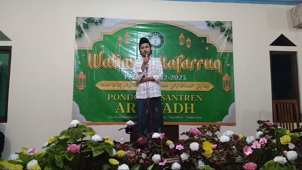 perwakilan santri mukimin Ustd colmek/Jalal (ponpes arriyadh)