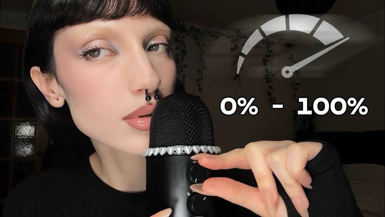 Mouth Sounds at [0%, 25%, 50%, 75%, 100%] Gain ASMR