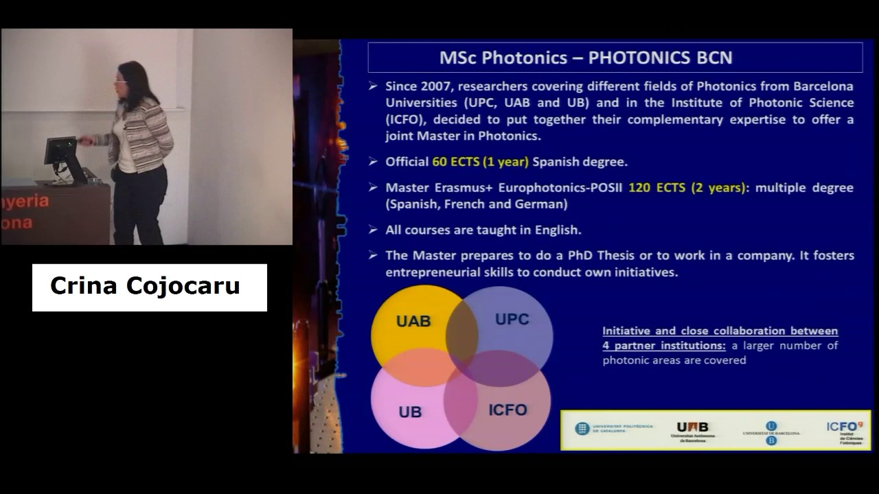 Master in Photonics - Telecos BCN UPC