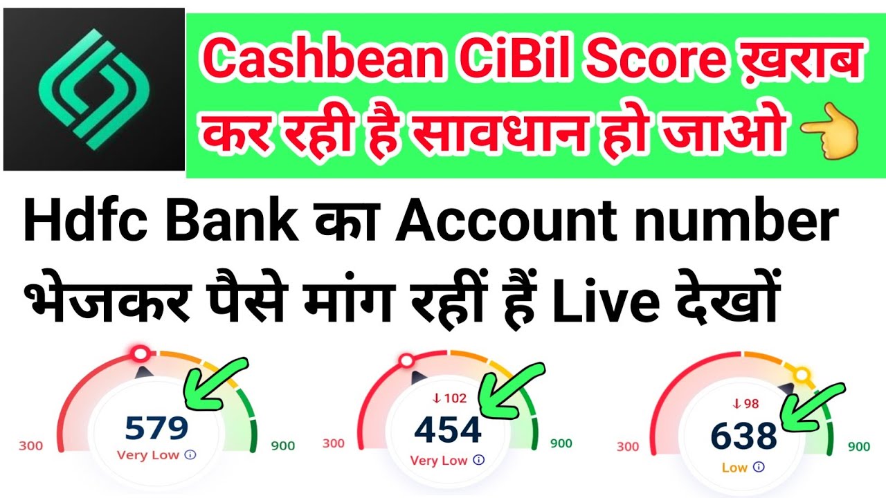 Even after closing down Cashbean Company, it is rapidly deteriorating Cibil Score and sending HDF...