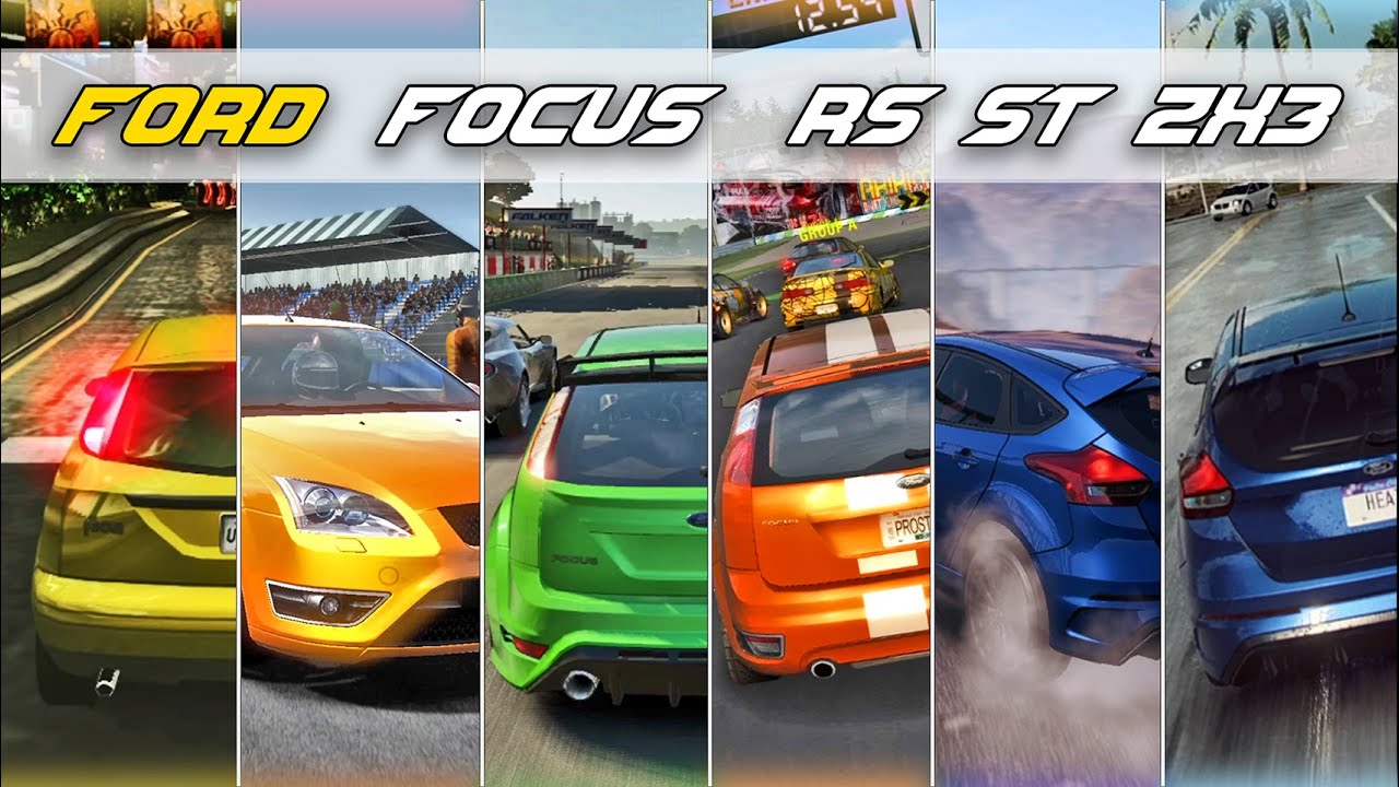 Evolution Ford Focus RS | Ford Focus ZX3 | Ford Focus ST | Need For Speed | 1080p