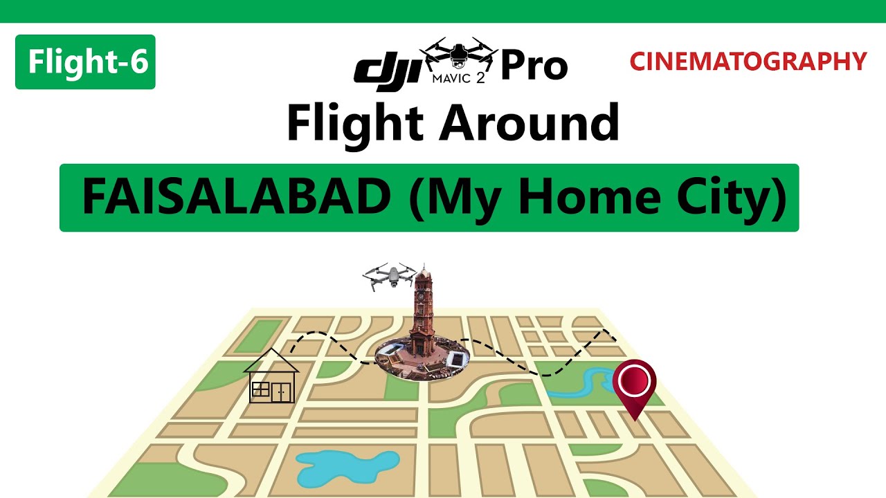 Bird eye view Faisalabad | 4K drone video