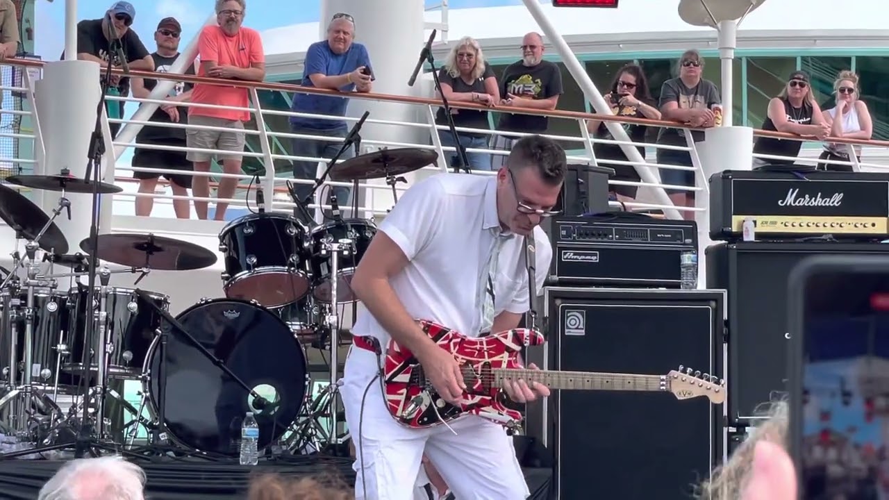 Nerd Halen Eruption/Guitar Solo (Caleb Rapoport) Monsters Of Rock Cruise 2022