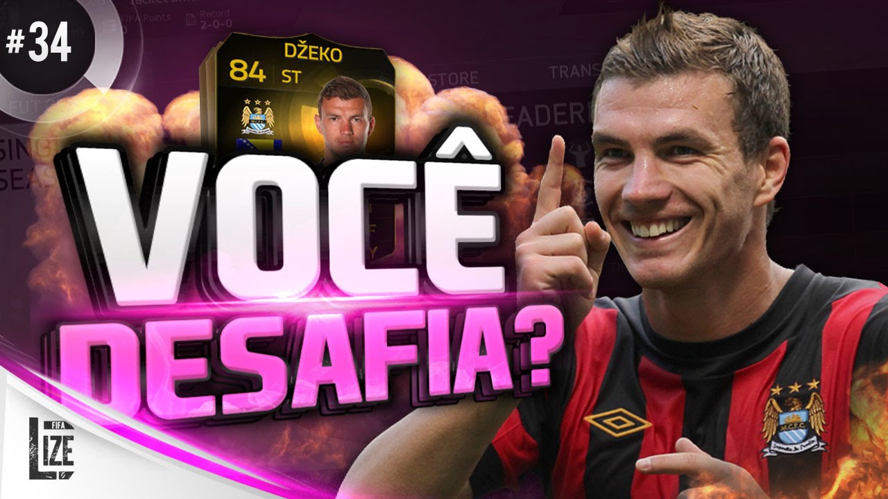 FIFA 15 UT &ndash; VOC&Ecirc; DESAFIA &ndash; EP. #34 &ndash; DZEKO IF (VS. @SNEBOHD)