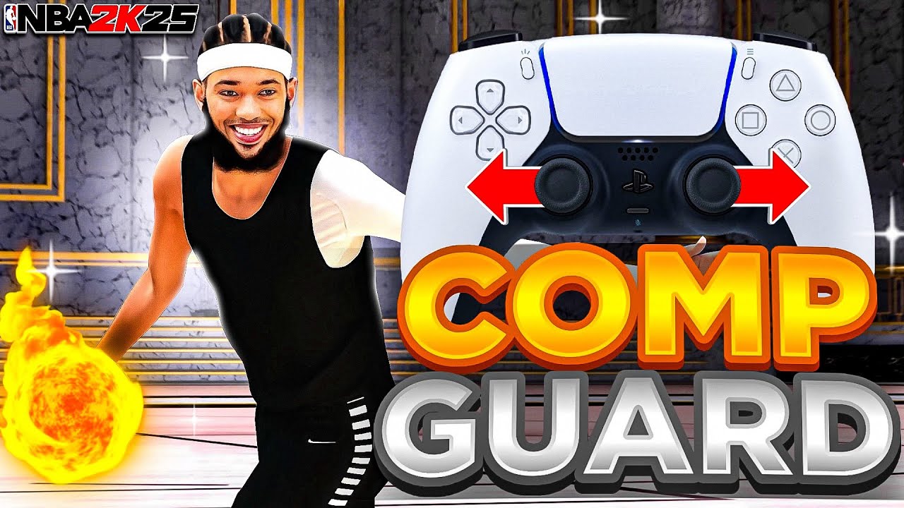 HOW TO DRIBBLE LIKE A COMP GUARD IN NBA 2K25 + BEST DRIBBLE MOVES FOR GUARDS!!