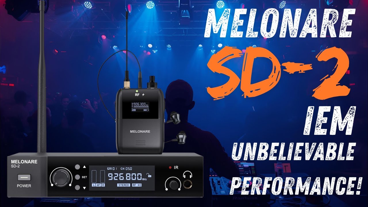 Is this the best IEM or Wireless Speaker Solution!?! The Melonare SD-2 #dj