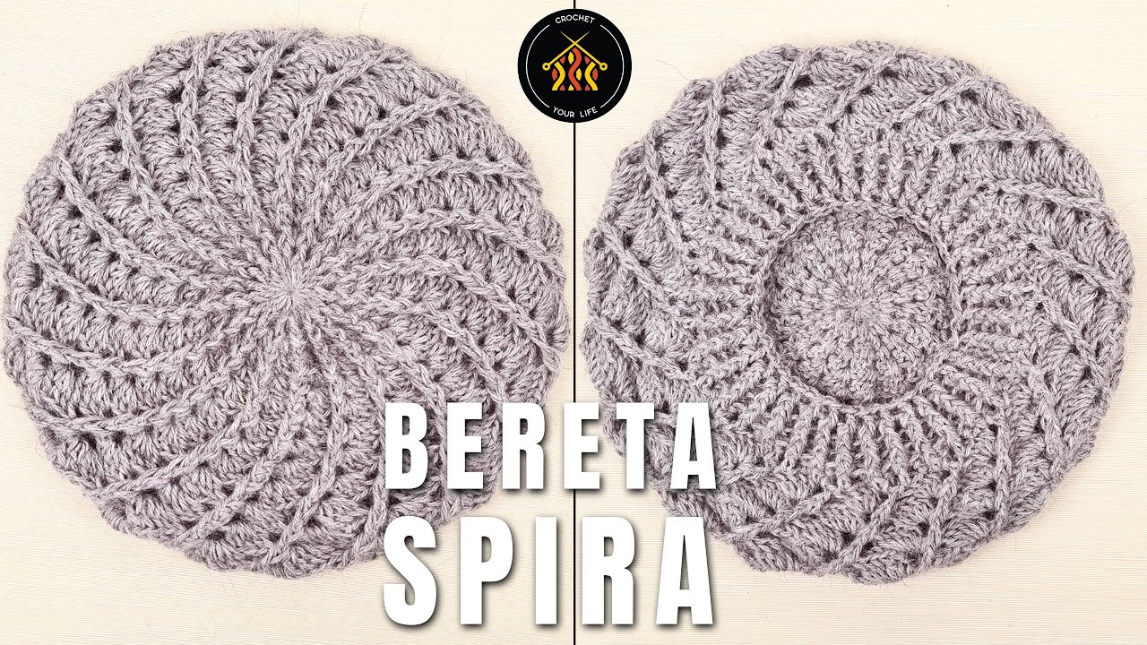 Cum crosetam bereta Spira | Tutorial pas cu pas