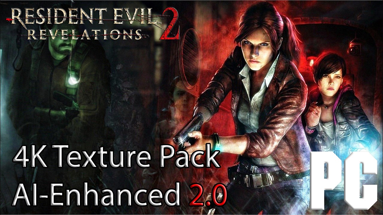 Resident Evil Revelations 2 4K Texture Pack AI-Enhanced 2.0 (No Gloss, PS2 style)