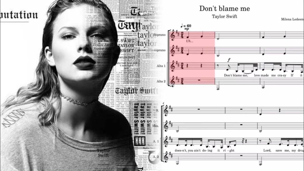 Don’t blame me- Partitura para coro