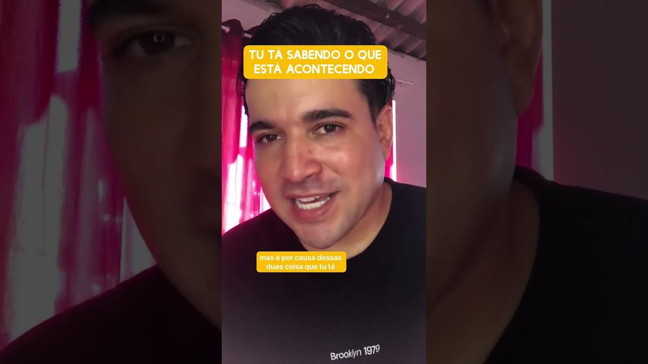 Tu tá sabendo o que está acontecendo 